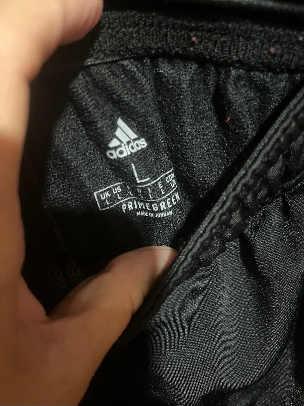 adidas Black Joggers with White Triple Stripes